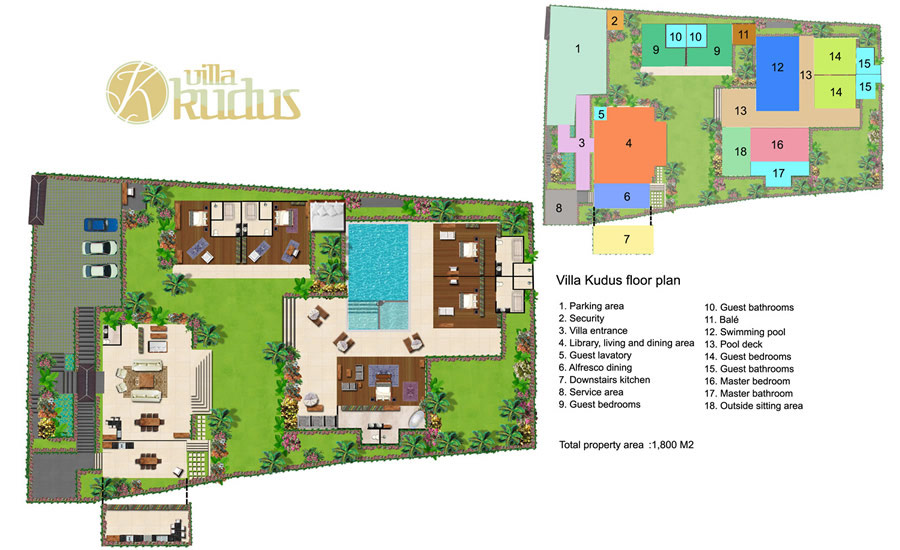 Villa Kudus - floorplan