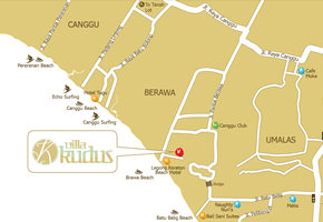 Villa Kudus - location map